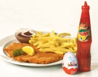 Kinder-Wiener mit Beilage